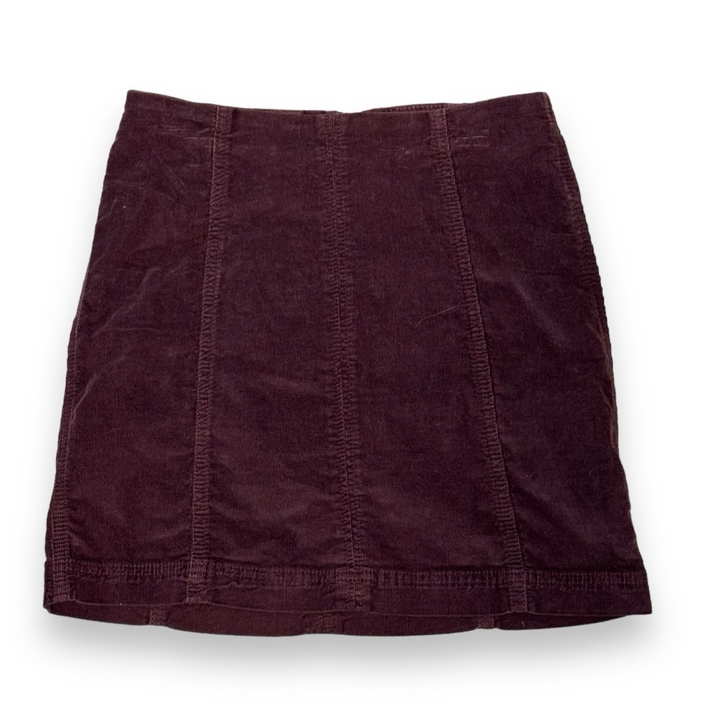 Free People Modern Femme Cord Mini Skirt